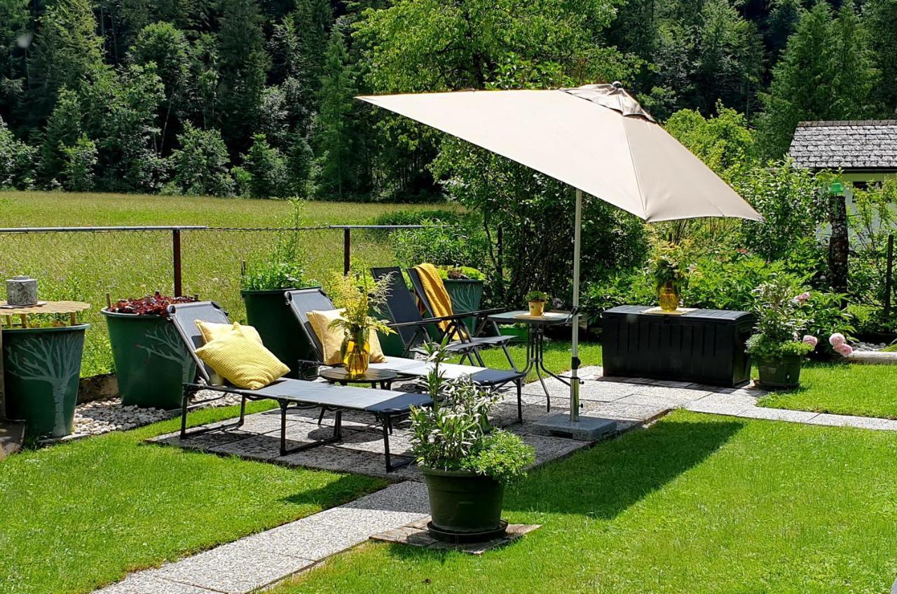 Ferienwohnung Haus Alpenblick Obertraun Exterior foto