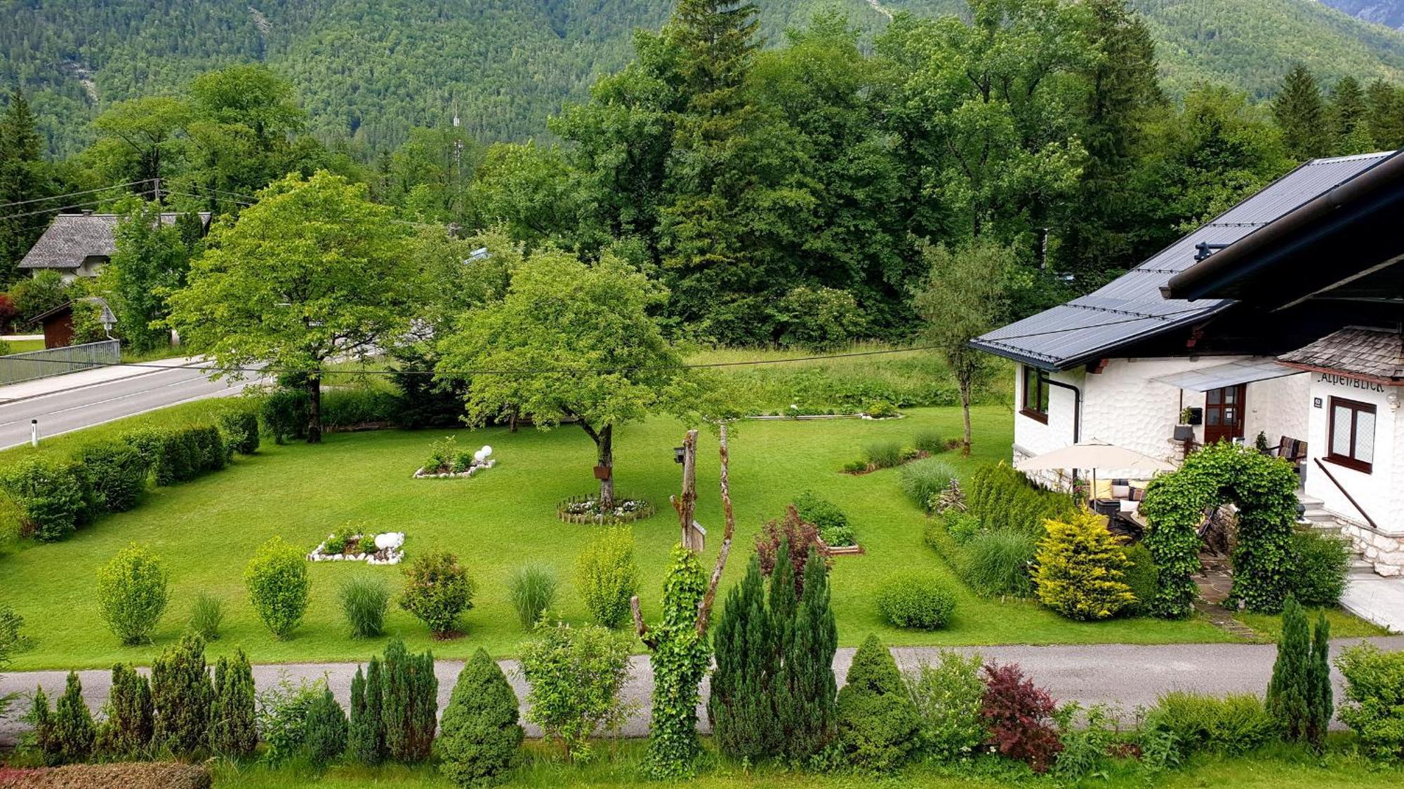 Ferienwohnung Haus Alpenblick Obertraun Exterior foto