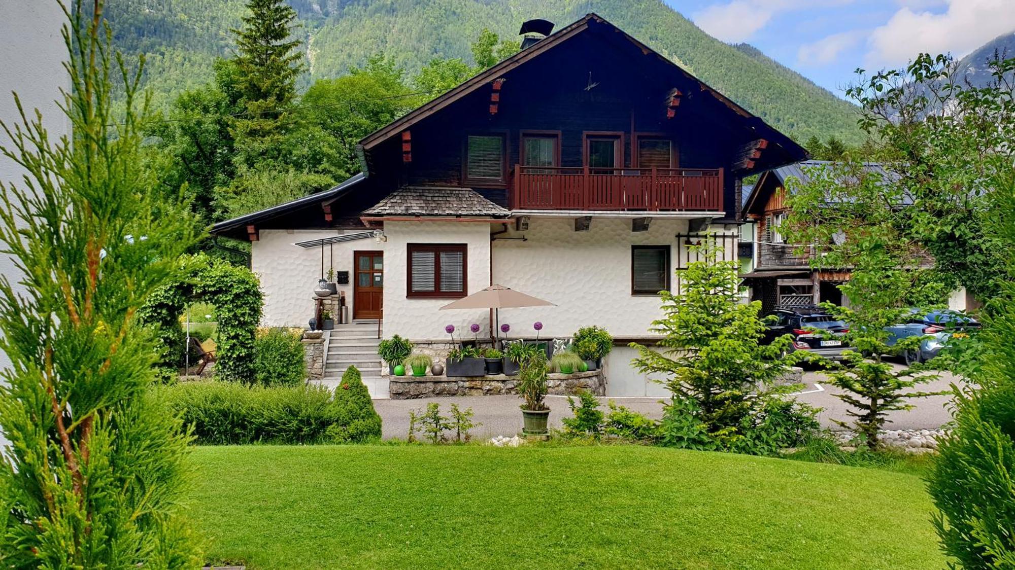 Ferienwohnung Haus Alpenblick Obertraun Exterior foto