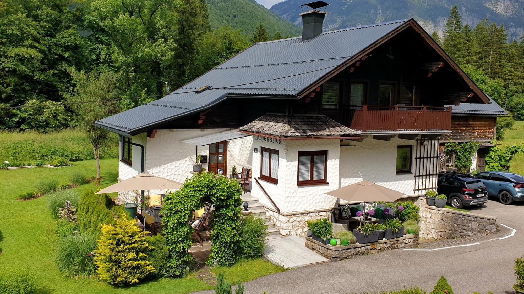 Ferienwohnung Haus Alpenblick Obertraun Exterior foto
