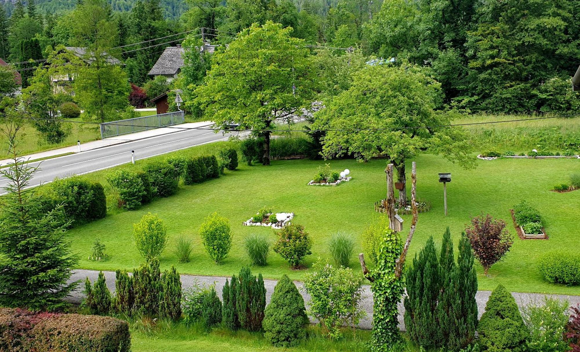 Ferienwohnung Haus Alpenblick Obertraun Exterior foto
